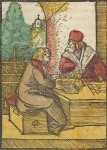 Das Gleichnis vom reichen Mann und dem Haushalter, 2, aus Das Plenarium, 1517 von Hans Schäufelein the Elder