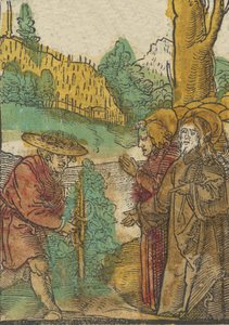 Das Gleichnis von den Arbeitern im Weinberg, aus Das Plenarium, 1517 von Hans Schäufelein the Elder