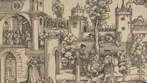 Die Geschichte von Susanna, 1536 von Hans Schäufelein the Elder