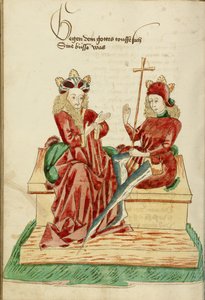 König Avenir und Josaphat im Gespräch