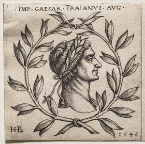 Büste von Kaiser Trajan von Hans Sebald Beham