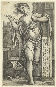 Tod der Lucretia von Hans Sebald Beham