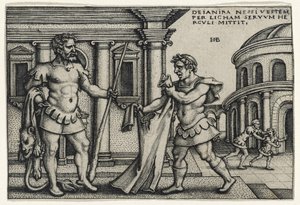 Lichas bringt das Gewand des Nessus zu Herkules, 1540er