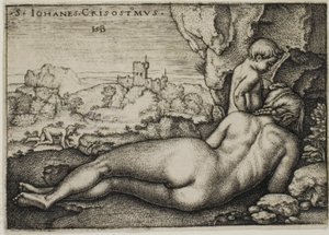 Buße des Heiligen Johannes Chrysostomus von Hans Sebald Beham