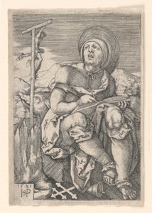 Heiliger Antonius der Einsiedler von Hans Sebald Beham