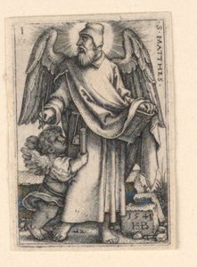 St. Matthäus, aus Die vier Evangelisten
