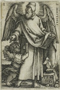 St. Matthäus, aus Die vier Evangelisten