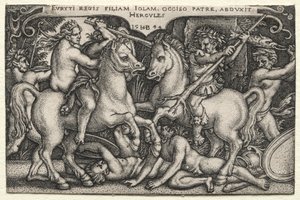 Die Arbeiten des Herkules: Herkules entführt Iole