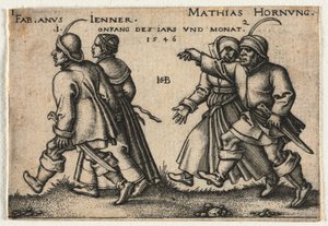 Die Bauernhochzeit oder die zwölf Monate von Hans Sebald Beham