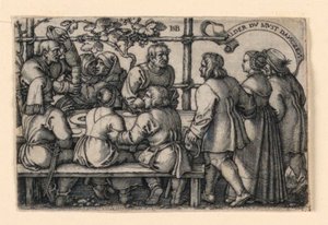 Das Bauernfest (Alder du must danczen) von Hans Sebald Beham