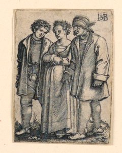 Der Hochzeitszug: Die Braut und der Bräutigam