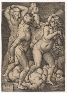 Die Vertreibung aus dem Paradies, 1543 von Hans Sebald Beham