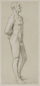 Männlicher Akt von Hans Thoma