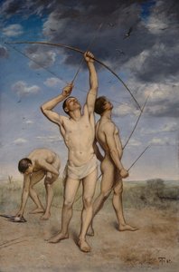 Bogenschützen von Hans Thoma