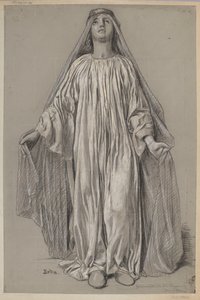 Kostümentwurf Erda von Hans Thoma