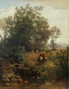 Sommermorgen im Bernauer Tal von Hans Thoma