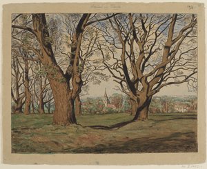 Taunuslandschaft bei Oberursel von Hans Thoma