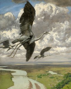 Wunderbare Vögel von Hans Thoma