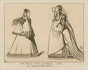 Italienische Frauen, 1572 von Hans Weigel