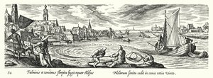 Fischen mit einem Kugelnetz von Hans after Bol