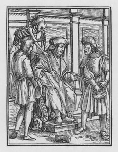 Holbeins Totentanz: Der Richter von Hans after Holbein the Younger