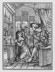 Holbeins Totentanz: Die Nonne von Hans after Holbein the Younger
