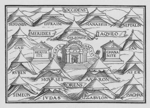 Die Ordnung der Stämme in ihren Zelten und auf ihren Märschen, Numeri II, 2