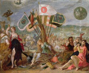 Allegorie der Türkenkriege: Die Schlacht von Hermannstadt