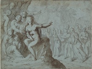 Mythologische Szene von Hans von Aachen
