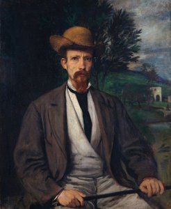 Selbstporträt mit gelbem Hut, 1874