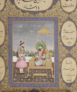 Album der Mughal-Dynastie-Genealogie, 1855 von Haqim Ahasan Ullah Khan