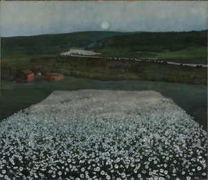 Blumenwiese im Norden von Harald Oscar Sohlberg