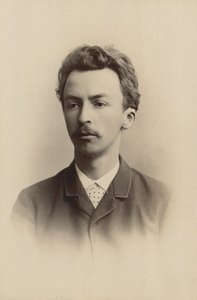 Porträt von Vilhelm Hammershøi 1864-1916, 1889