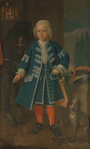 Porträt von Diederik van Hemert, Herr von Babyloniënbroek im Alter von sechs Jahren von Harmanus Serin