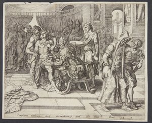 Die Beschneidung von Sichem von Harmen Jansz. Muller