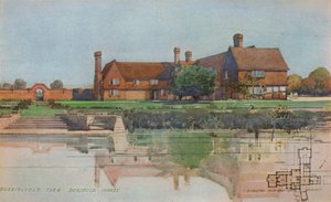 Burningfold Farm, Dunsfold, Surrey, um 1923 von Harold Chalton Bradshaw