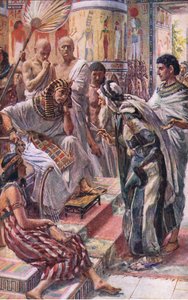 Jakob vor dem Pharao, Illustration aus Bilder, die lehren Die Kronenserie, 1920