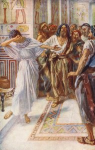 Altes Testament: Joseph offenbart sich seinen Brüdern von Harold Copping