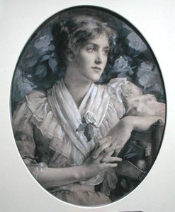 Porträt einer Dame von Harold Copping