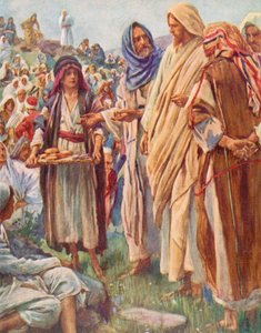 Die Brote und Fische, Johannes, 6, 9