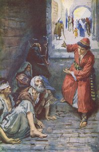 Die große Einladung, Illustration aus Harold Copping Pictures: The Crown Series, ca. 1920er Jahre
