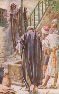 Die Boten zu Petrus, Illustration aus Harold Copping Bilder: Die Kronen-Serie, ca. 1920er