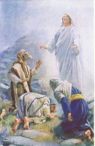 Die Verklärung, Illustration aus Harold Copping Bilder: Die Kronen-Serie, ca. 1920er von Harold Copping