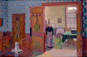 Innenraum mit Mrs. Mounter, 1916-1917