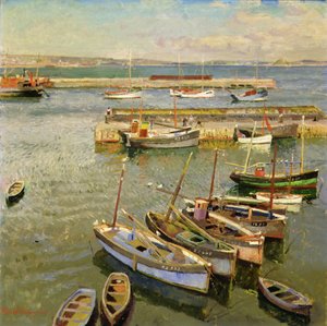 Boote, Newlyn Hafen