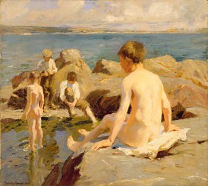 Auf den Felsen bei Newlyn
