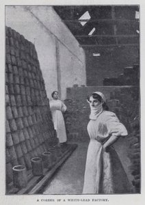 Eine Ecke einer Weißbleifabrik