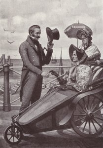 Illustration zu Vanity Fair von William Makepeace Thackeray (Lithografie)