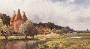 Hopfen-Kiln, bei Farnham