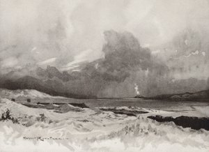 Golfplätze: Harlech, Blick über das vierte Loch